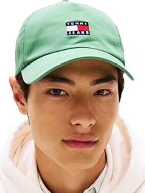 Tommy Jeans Men's Tommy Jeans Hats for Men | Cotton Logo Adjustable Baseball Cap